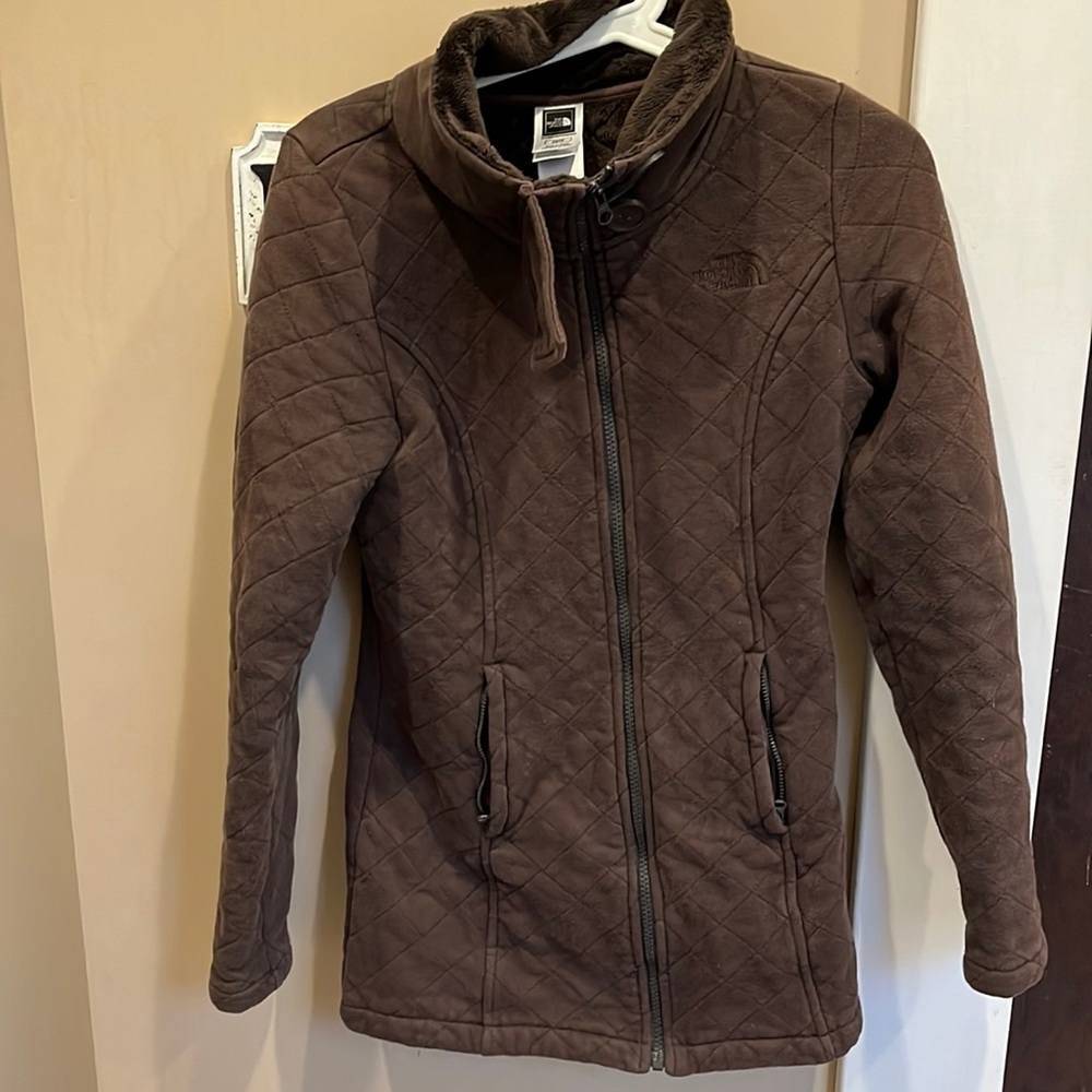 The North Face quilted and fleece lined jacket
